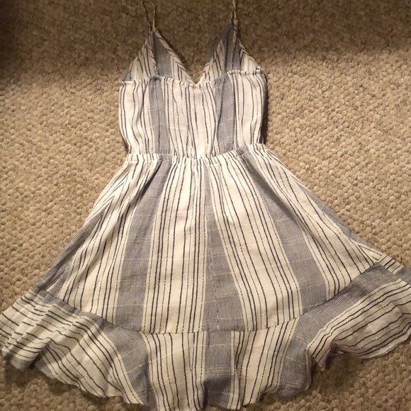 Blue and white Express wrap sundress - Picture 2 of 5